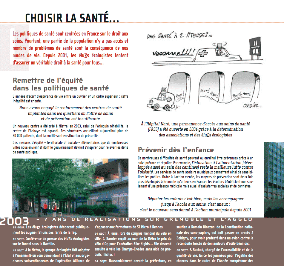 Bilan des éluEs écologistes ADES-Verts-Alternatifs