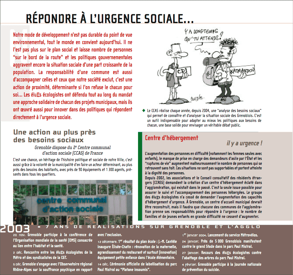 Bilan des éluEs écologistes ADES-Verts-Alternatifs