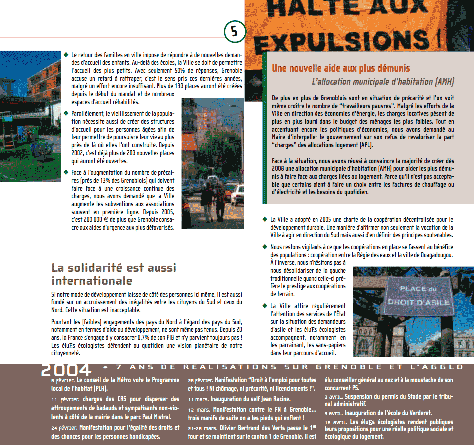 Bilan des éluEs écologistes ADES-Verts-Alternatifs