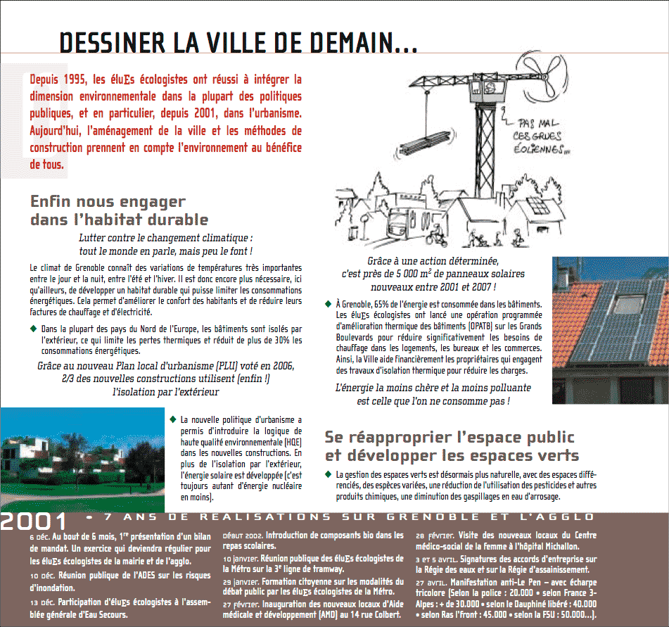 Bilan des éluEs écologistes ADES-Verts-Alternatifs