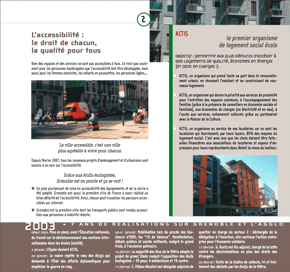 Bilan des éluEs écologistes ADES-Verts-Alternatifs