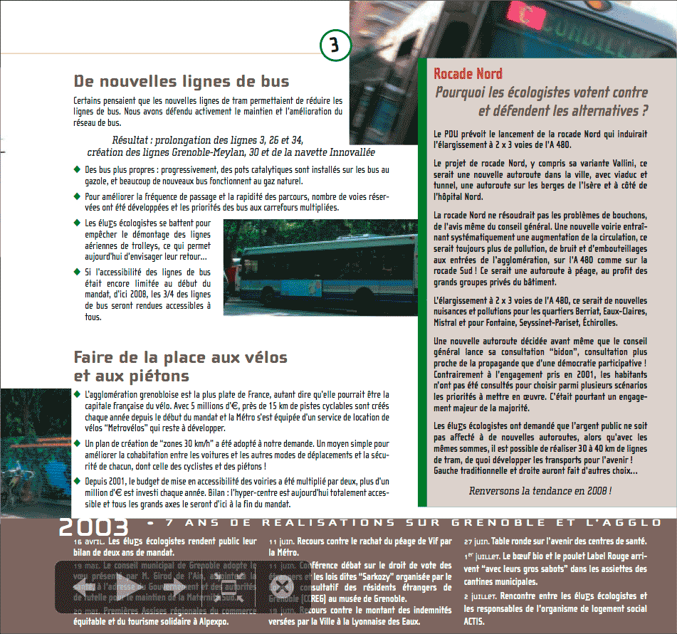 Bilan des éluEs écologistes ADES-Verts-Alternatifs