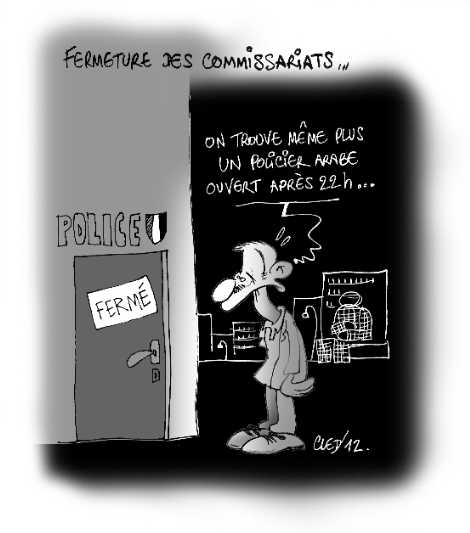 dessin commissariat