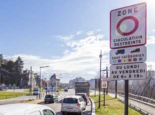 Strasbourg - Zone à faibles émissions – Zone verte France